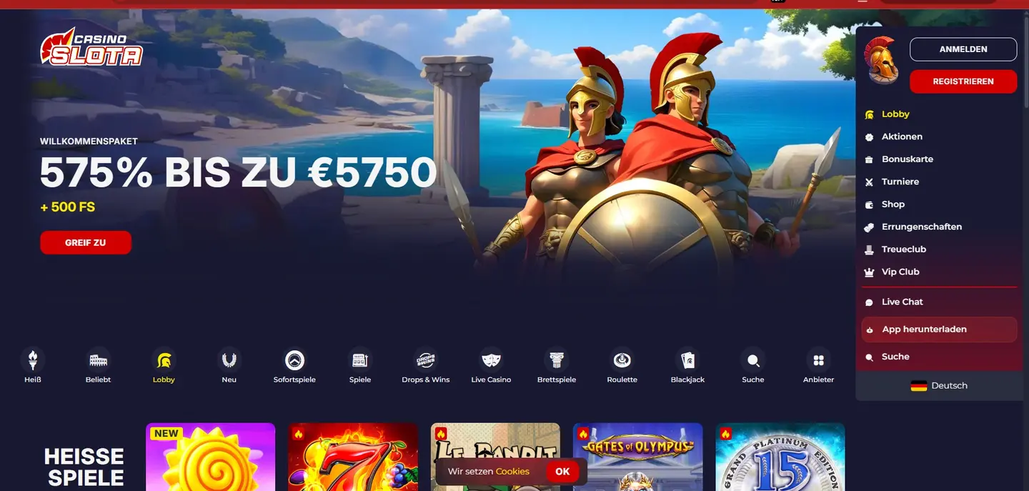 Slota Casino Österreich: Login, Bonus, Spiele & Erfahrungen Visual Slota Casino Österreich: Login, Bonus, Spiele & Erfahrungen: Slota Casino Österreich Visual zum Seitenthema